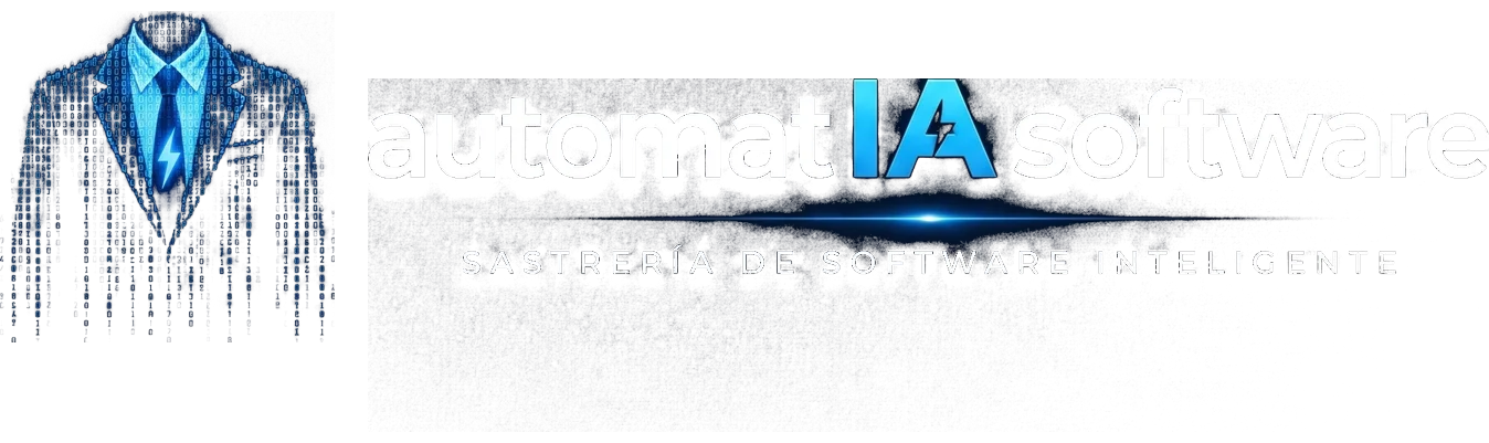Logo de automatIAsoftware - Sastrería de software de gestión a medida y automatizaciones con IA para Pymes